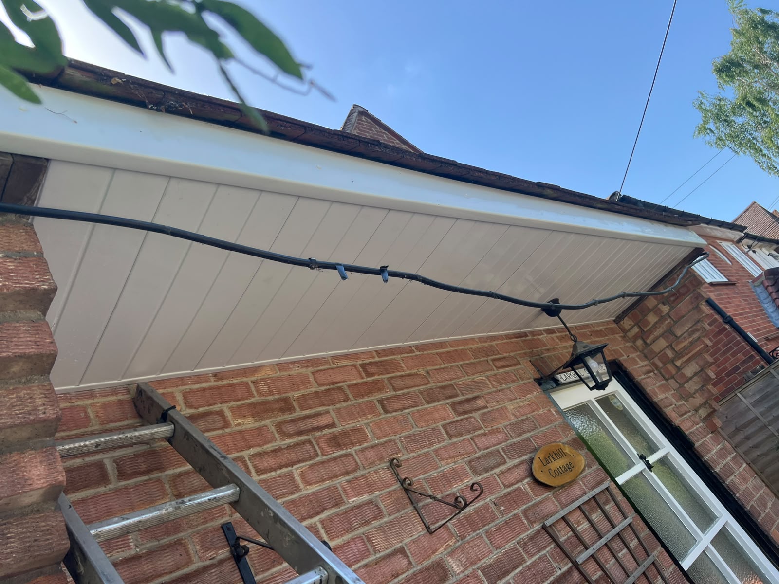Completed fascia work