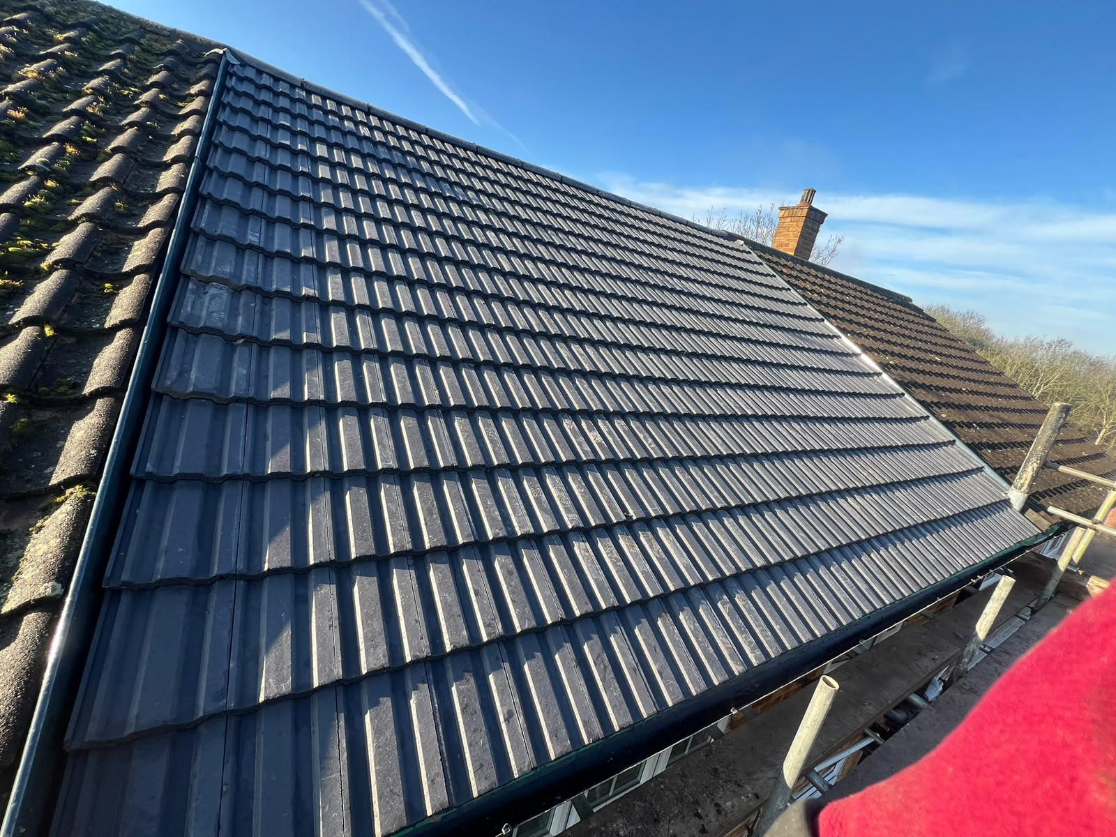After — new tile roof