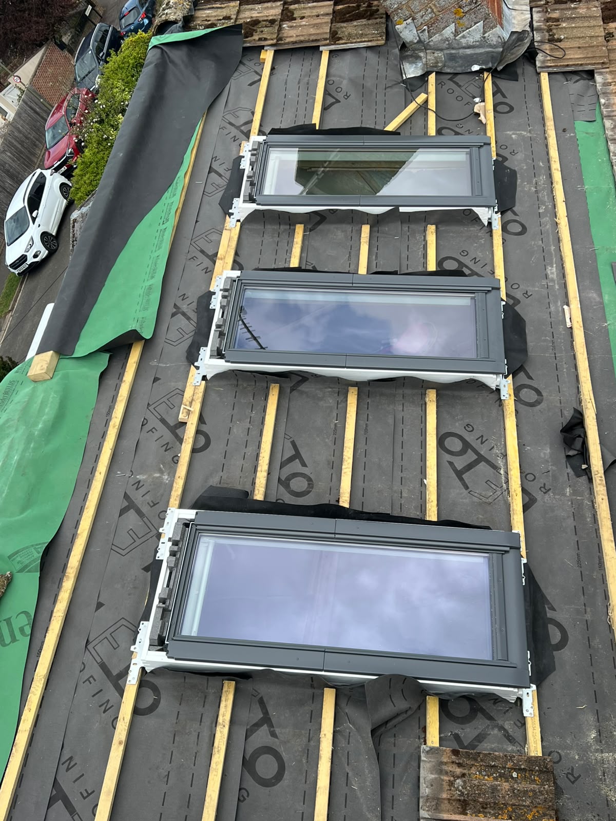 Skylight installation